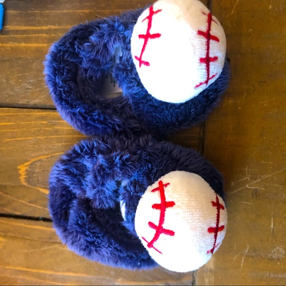 0-3 m Baby Baseball Slippers - Picture 1 of 1